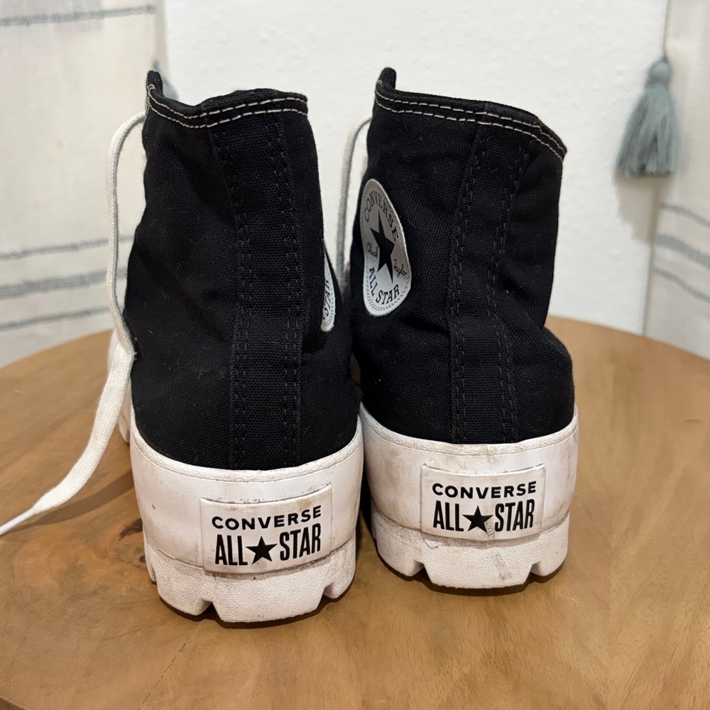 Converse Classic All Star Black and White High-Tops - Picture 4 of 7
